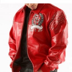 Pelle Pelle Live Like A King Red Leather Jacket