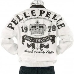 Pelle Pelle Men King Of Thrones Studs Jacket