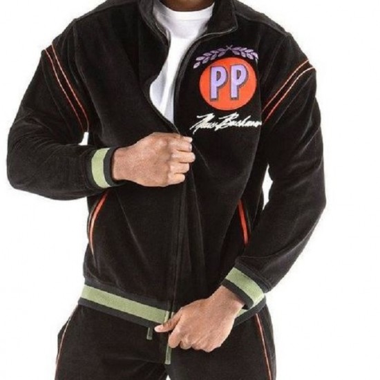 Pelle Pelle Mens Biker 1978 Black Wool Jacket Pelle Pelle Mens Biker 1978 Black Wool Jacket