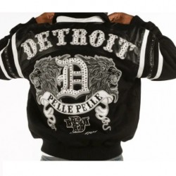 Pelle Pelle Mens Black Detroit City Jacket