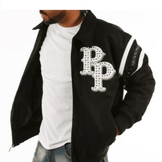 Pelle Pelle Mens Black Detroit City Jacket Pelle Pelle Mens Black Detroit City Jacket