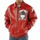 Pelle Pelle Mens Grandmaster Red Plush Jacket Pelle Pelle Mens Grandmaster Red Plush Jacket