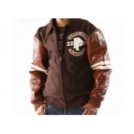 Pelle Pelle Mens Panther Wool Brown Jacket