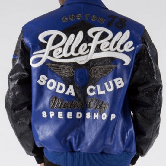 Pelle Pelle P 1978 Blue Leather Jacket Pelle Pelle P 1978 Blue Leather Jacket