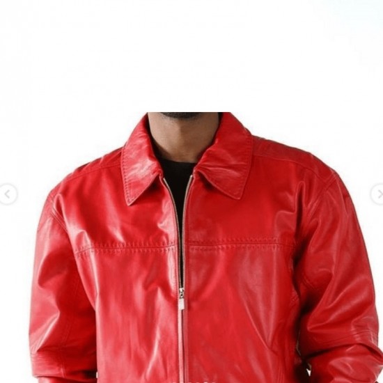 Pelle Pelle Pick Stitch Blouson Red Jacket Pelle Pelle Pick Stitch Blouson Red Jacket