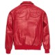 Pelle Pelle Plush Puff Red Leather Jacket