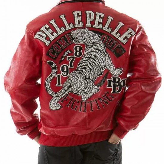 Pelle Pelle Red Come Out Fighting Jacket Pelle Pelle Red Come Out Fighting Jacket