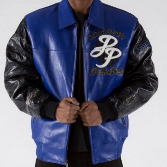 Pelle Pelle P 1978 Blue Leather Jacket Pelle Pelle P 1978 Blue Leather Jacket