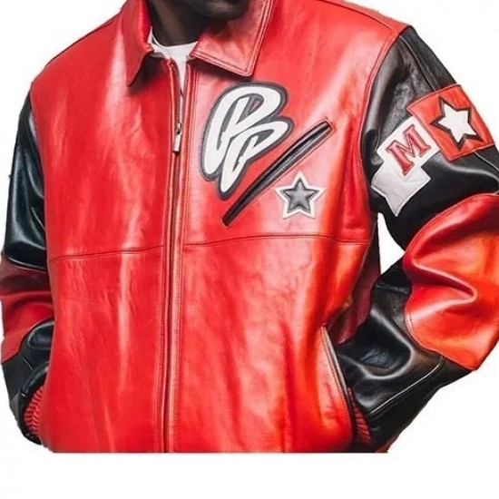 Pelle Pelle Soda Club Red And Black Jacket Pelle Pelle Soda Club Red And Black Jacket