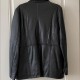 Pelle Pelle Unisex Black Leather Blazer Pelle Pelle Unisex Black Leather Blazer