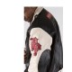 Pelle Pelle Varsity Biker Blackivory Plush Jacket Pelle Pelle Varsity Biker Blackivory Plush Jacket