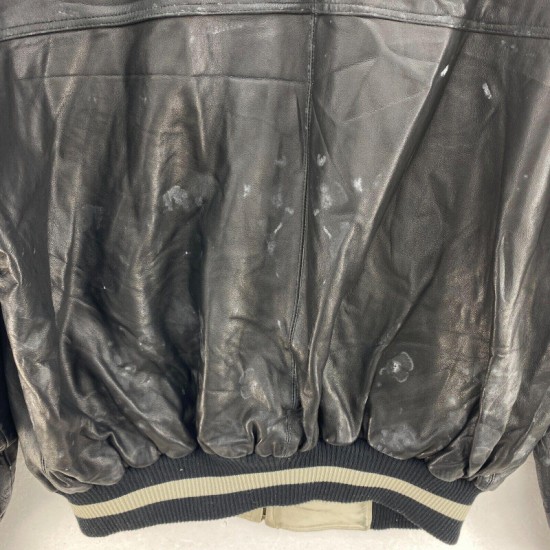 Pelle Pelle Vintage Marc Buchanan Black Full Zip Jacket Pelle Pelle Vintage Marc Buchanan Black Full Zip Jacket