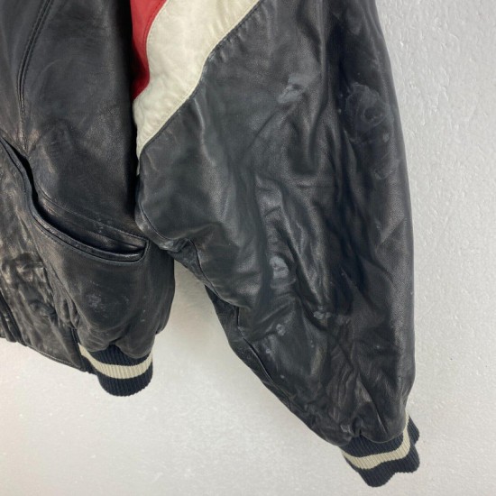 Pelle Pelle Vintage Marc Buchanan Black Full Zip Jacket Pelle Pelle Vintage Marc Buchanan Black Full Zip Jacket