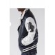 Pelle Pelle White Black Biker Men Jacket Pelle Pelle White Black Biker Men Jacket