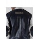 Pelle Pelle White Black Biker Men Jacket Pelle Pelle White Black Biker Men Jacket