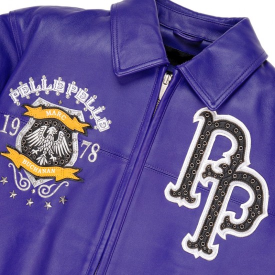 Pelle Pelle World Famous Purple Leather Jacket Pelle Pelle World Famous Purple Leather Jacket