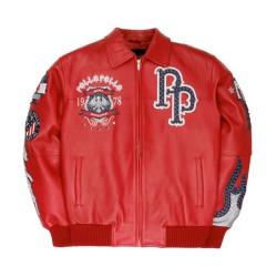 Pelle Pelle World Famous Red Leather Jacket