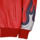 Pelle Pelle World Famous Red Leather Jacket Pelle Pelle World Famous Red Leather Jacket