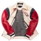 Pelle Pelle World Famous Soda Club Cream Red Leather Jacket Pelle Pelle World Famous Soda Club Cream Red Leather Jacket
