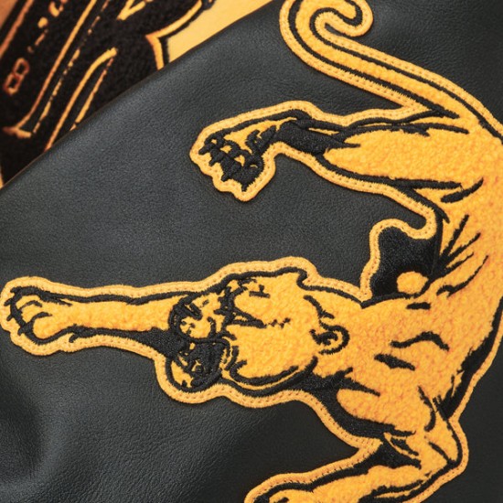 Pelle Pelle Yellow Biker 1978 Varsity Jacket Pelle Pelle Yellow Biker 1978 Varsity Jacket