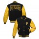 Pittsburgh Pirates Black and Yellow Varsity Jacket Pittsburgh Pirates Black and Yellow Varsity Jacket