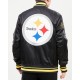 Pittsburgh Steelers Mash Up Satin Jacket Pittsburgh Steelers Mash Up Satin Jacket