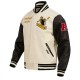 Pittsburgh Steelers Retro Classic Varsity Cream and Black Jacket Pittsburgh Steelers Retro Classic Varsity Cream and Black Jacket