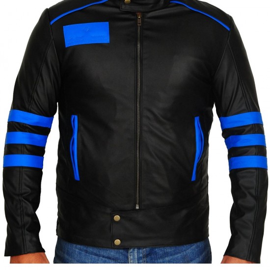 RPM Power Rangers Black Leather Jacket RPM Power Rangers Black Leather Jacket