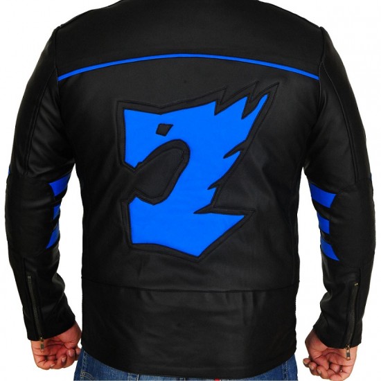 RPM Power Rangers Black Leather Jacket RPM Power Rangers Black Leather Jacket