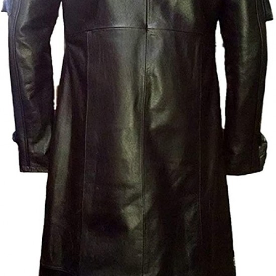 Jon Bernthal The Punisher Trench Leather Coat Cosplay Costume 