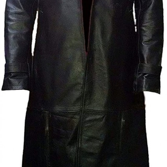 Jon Bernthal The Punisher Trench Leather Coat Cosplay Costume 