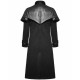 Punk Rave Mens Coat Black Gothic Highwayman Steampunk VTG Military