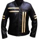 Mens Quilted Cafe Racer Biker Black New Leather Jacket Mens Quilted Cafe Racer Biker Black New Leather Jacket