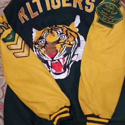 Ralph Lauren Polo Letterman Tiger Varsity Jacket