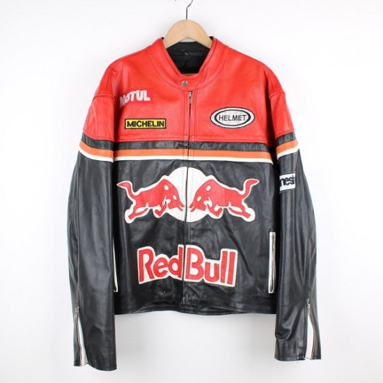 Red Bull Racing Leather Jacket Red Bull Racing Leather Jacket