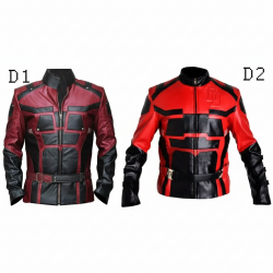 Red Charlie Cox Daredevil Leather Jacket