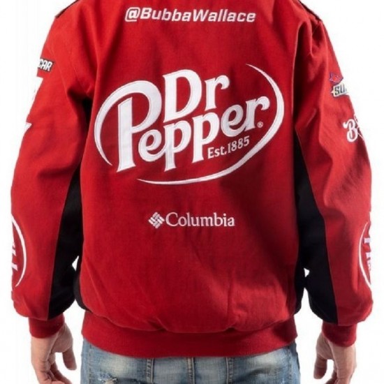 Red Cotton Dr. Pepper Racing Jacket Red Cotton Dr. Pepper Racing Jacket