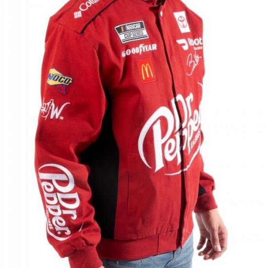 Red Cotton Dr. Pepper Racing Jacket Red Cotton Dr. Pepper Racing Jacket