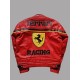 Red Ferrari Racing Jacket Red Ferrari Racing Jacket