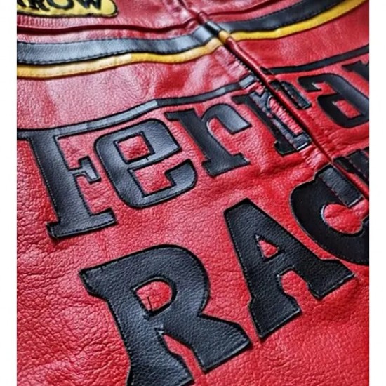 Red Ferrari Racing Jacket Red Ferrari Racing Jacket