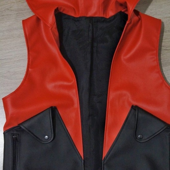 Red Hood Cosplay Waistcoat Halloween Cosplay Costume