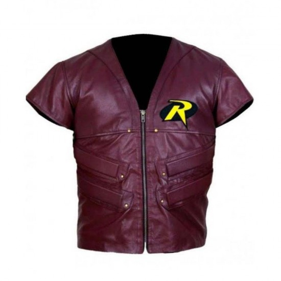 Red Robin Batman Arkham City Vest Costume  
