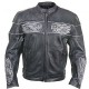 New Men's Harley Davidson Skull Cowhide Real Leather Motorcycle Jacket New Men's Harley Davidson Skull Cowhide Real Leather Motorcycle Jacket