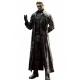 Resident Evil 5 Albert Wesker Leather Cosplay Coat Costume                