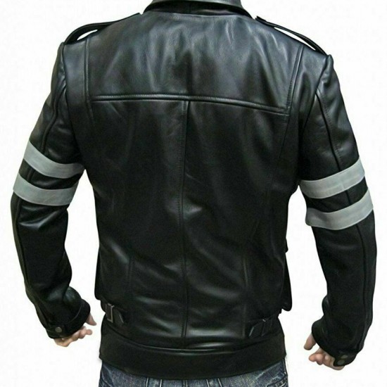 Resident Evil 6 Leon Leather Jacket Cosplay Costume Coat Resident Evil 6 Leon Leather Jacket Cosplay Costume Coat