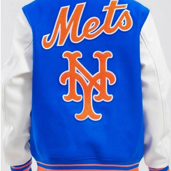 Retro Classic NY Mets Royal Blue Wool Varsity Jacket Retro Classic NY Mets Royal Blue Wool Varsity Jacket