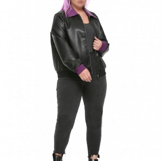 Riverdale Pretty Poisons Skull Kiss Girls Black Leather Jacket Riverdale Pretty Poisons Skull Kiss Girls Black Leather Jacket