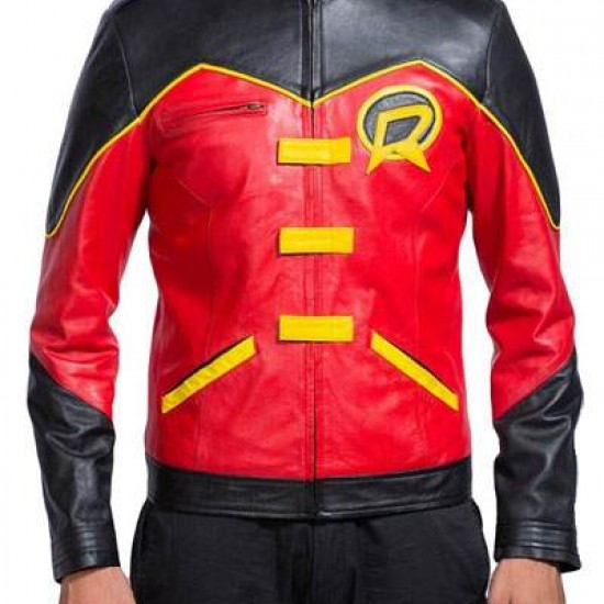 Robin Tim Drake Cosplay Leather Jacket Robin Tim Drake Cosplay Leather Jacket