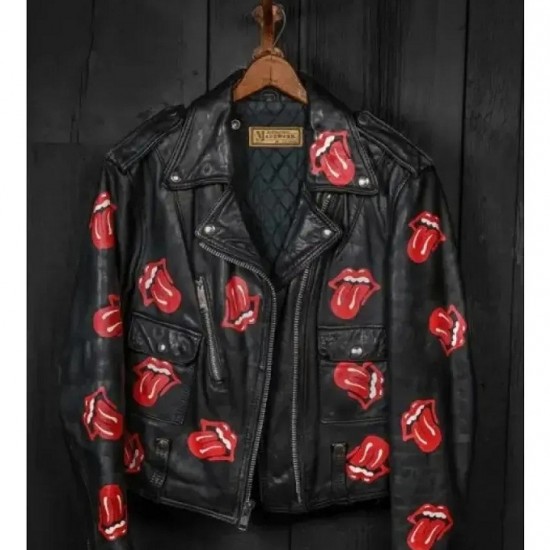 Rolling Stones Fraser Wilson Leather Jacket Rolling Stones Fraser Wilson Leather Jacket