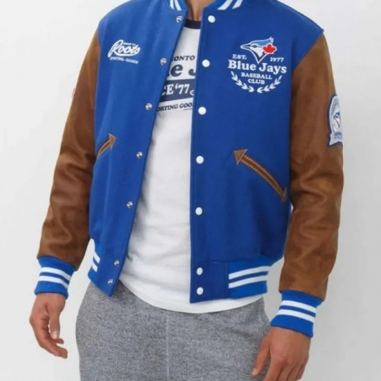 Roots Blue Jays Toronto Baseball Club Jacket Roots Blue Jays Toronto Baseball Club Jacket
